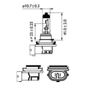 Philips halogeenpirn H8 3