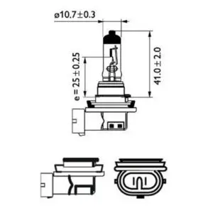 Philips halogeenpirn H8 3