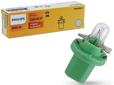 Philips plastsokliga pirn, B8.5d, 2 W