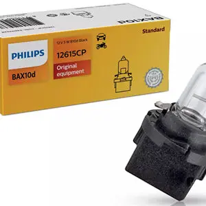 Philips plastsokliga pirn, B10d, 5 W