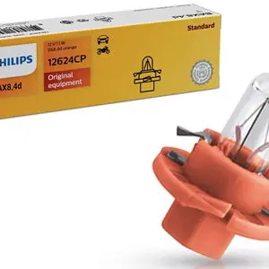 Philips plastsokliga pirn, BX8.4d