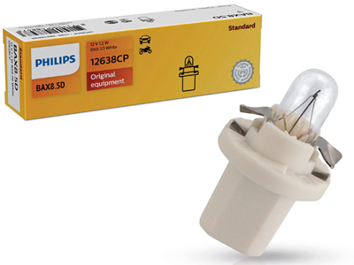 Philips plastsokliga pirn, BX8.5d