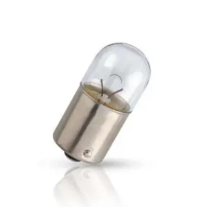 Philips metallsokliga pirnipaar, R5W 2