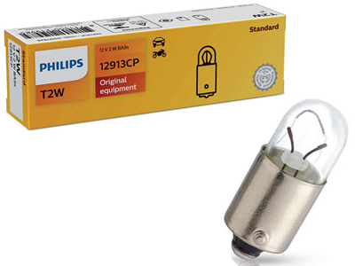 Philips metallsokliga pirn, T2W
