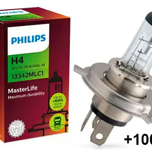 Philips halogeenpirn H4, 75W/70 W