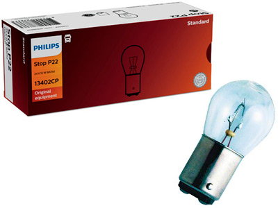 Philips metallsokliga pirn, P22, 15 W