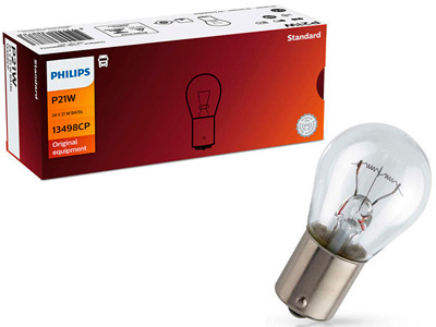 Philips metallsokliga pirn, P21W