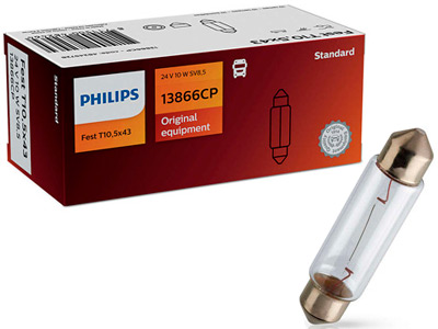 Philips pulkpirn, T10.5x43, 10 W