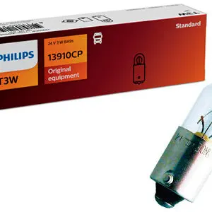 Philips metallsokliga pirn, T3W