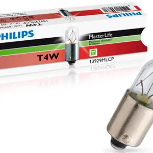 Philips metallsokliga pirn, T4W