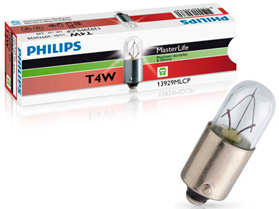 Philips metallsokliga pirn, T4W