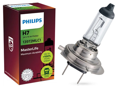 Philips halogeenpirn H7, 70 W, 24 V