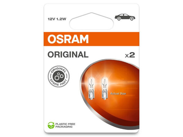 Osram klaassokliga pirni paar, T5, W1.2W, W2x4.6d