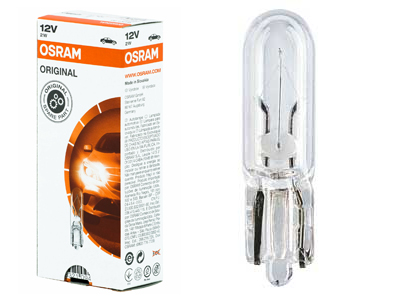 Osram klaassokliga pirn, T5, W2W, W2x4.6d