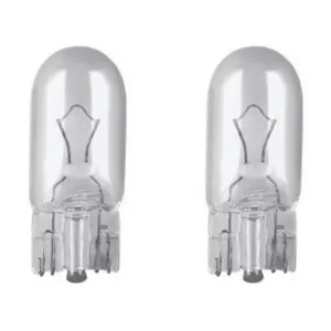 Osram klaassokliga pirni paar, T10, W5W 2