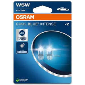 Osram klaassokliga pirni paar, T10, W5W, 5 W