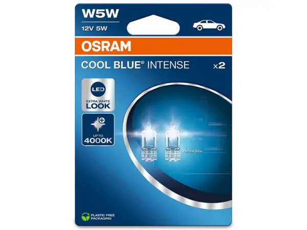 Osram klaassokliga pirni paar, T10, W5W, 5 W