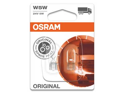 Osram pirnipaar, W5W, W2.1x9.5d