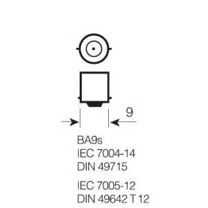 Osram pirn, T4W, 4 W 3