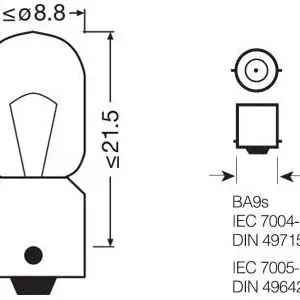 Osram pirn, T4W, 4 W, 24 V 3