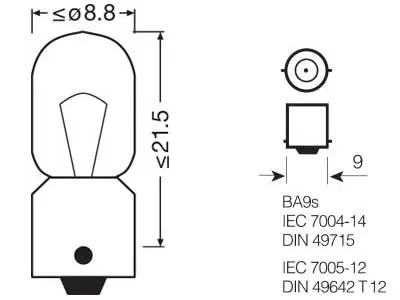 Osram pirn, T4W, 4 W, 24 V 3