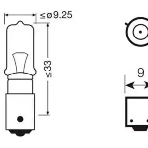 Osram pirn, H21W 3