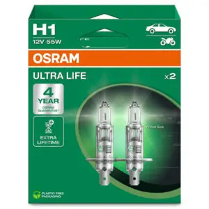 Osram halogeenpirni paar H1, 12 V