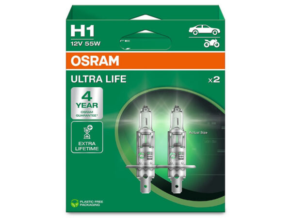 Osram halogeenpirni paar H1, 12 V