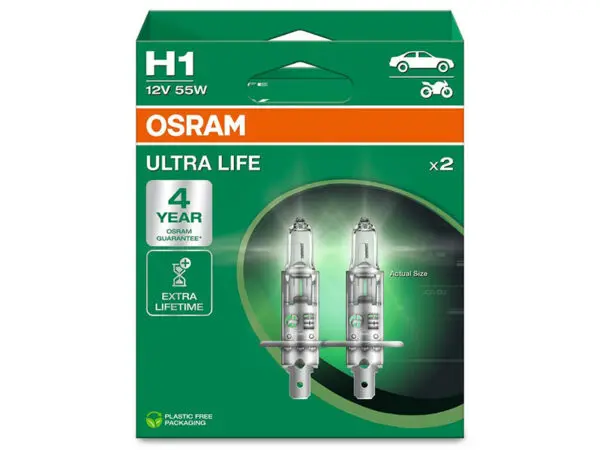 Osram halogeenpirni paar H1, 12 V