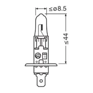 Osram halogeenpirni paar H1, 12 V 3