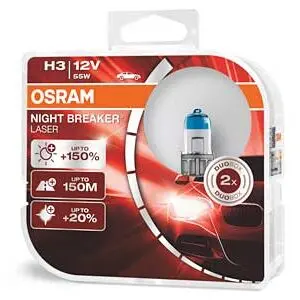 Osram halogeenpirni paar H3, PK22s