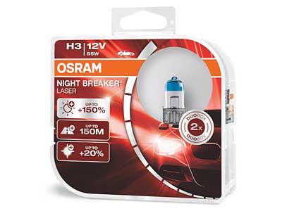 Osram halogeenpirni paar H3, PK22s
