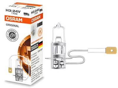 Osram halogeenpirn H3, PK22s, 24 V