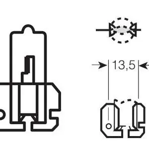 Osram halogeenpirn H2, X511, 24 V 3