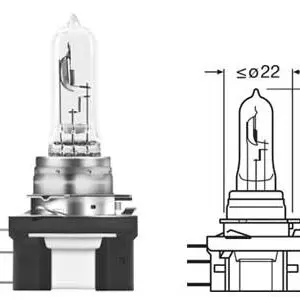 Osram halogeenpirn H15 2