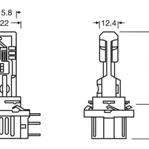 Osram LED-pirnipaar H15 3