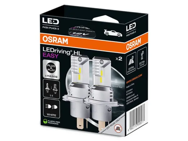 Osram LED pirnipaar H4/H19