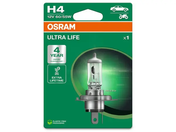 Osram halogeenpirn H4, P43t