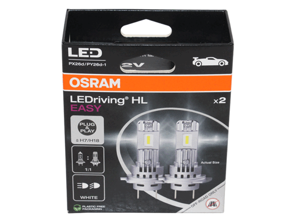 Osram LED-pirnipaar H7/H18