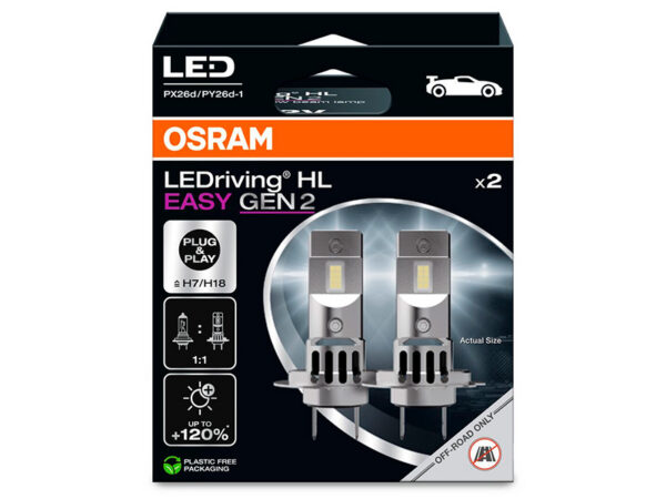 Osram LED-pirnide komplekt H7/18, H7/H18
