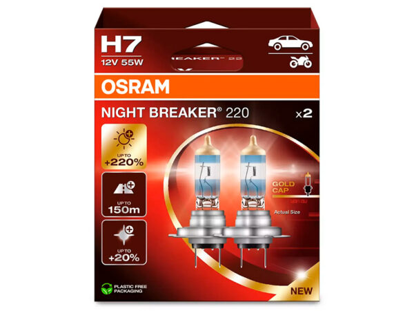 Osram halogeenpirni paar H7, 55 W