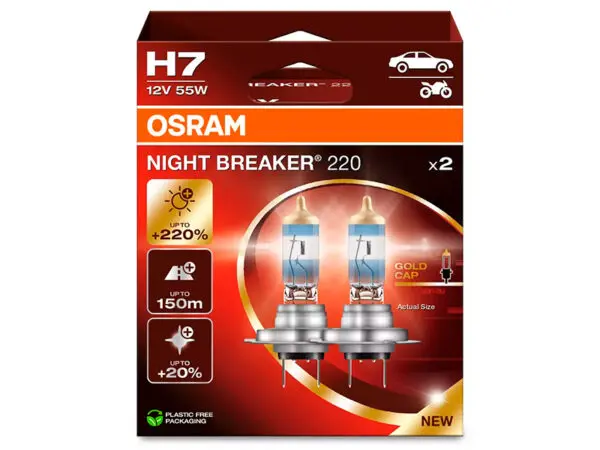 Osram halogeenpirni paar H7, 55 W