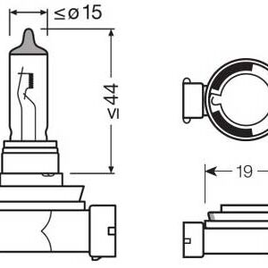 Osram halogeenpirn H11 3