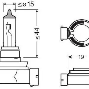 Osram halogeenpirn H11 3