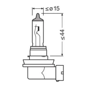 Osram halogeenpirni paar H11, 55 W 3