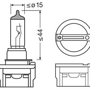 Osram halogeenpirn H11B 3