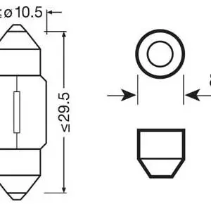 Osram pulkpirn, SV8.5-8 3