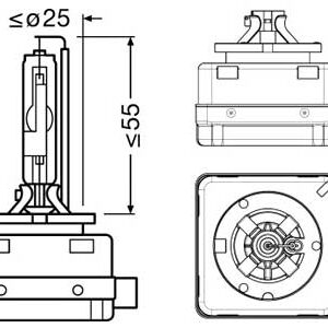 Osram ksenoonpirn D3R, PK32d-6 3