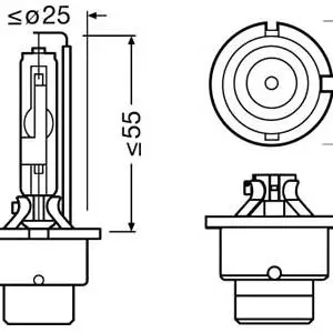 Osram ksenoonpirn D4S 3