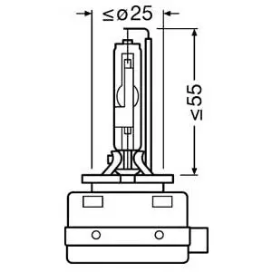 Osram ksenoonpirn D8S 3
